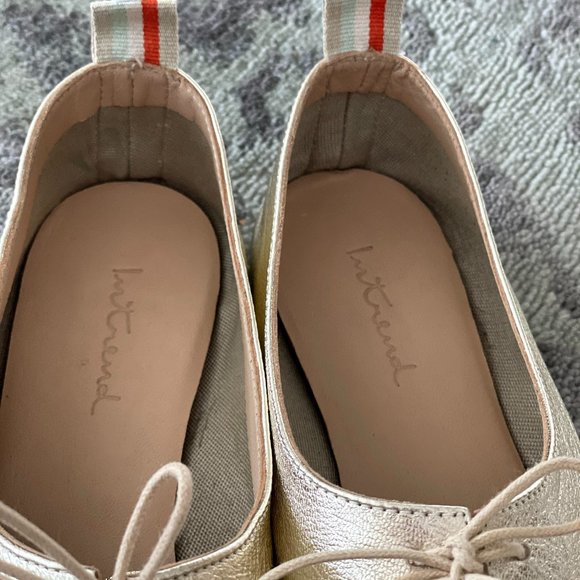 Intrend Leather Gold Ballet Flats US7.5 - Picture 5 of 10